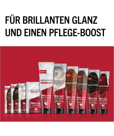 Brillance Traitement brillance pour cheveux - Brun chocolat brillant (150 ml) - Nourrit et intensifie la couleur des cheveux - Peut tre utilis comme un masque capillaire - Dure jusqu' 6 lavages - Buy Online on GoSupps.com