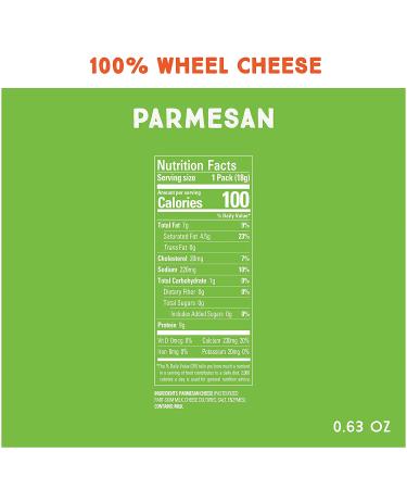 Whisps Parmesan Cheese Crisps 8 Pack | Keto & Gluten Free Snack | Back to School | Low Carb High Protein (8 x 0.63oz) - Buy Online on GoSupps.com