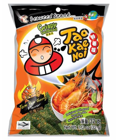 TAO KAE NOI Crispy Seaweed - Tom Yum Goong 32G