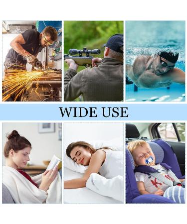 100 Pairs Reusable Silicone Moldable Ear Plugs - Noise Cancelling for Sleep, Swimming, Snoring, Concerts, Travel - Bulk Earplugs for Work and Studying - Buy Online on GoSupps.com