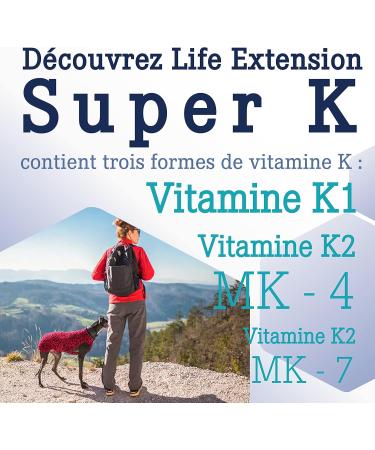 Life Extension Super K with MK-7 Depot High Dosed 90 Soft Capsules Lab Tested Gluten Free Soy Free Non-GMO - Buy Online on GoSupps.com
