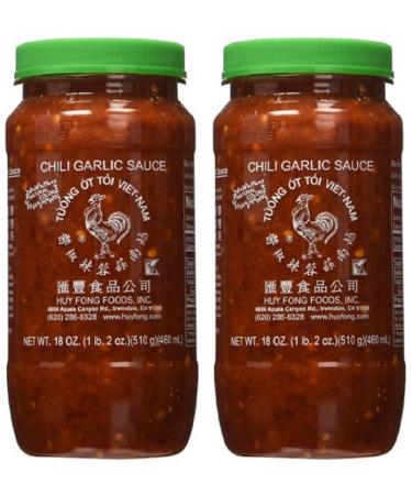 Huy Fong Fresh Chili Garlic Sauce garlic, 1.12 Pound (Pack of 2) Garlic 1.12 Pound (Pack of 2)