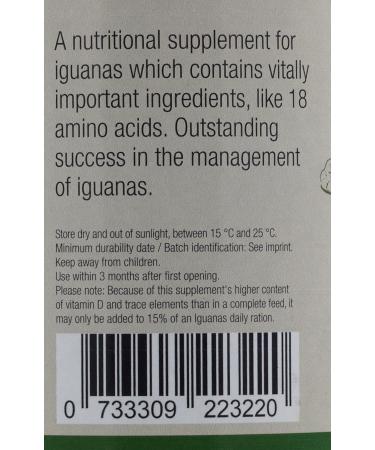 Necton Iguana 222.54g - Premium Iguana Food (1-Pack) | International Shipping Available - Buy Online on GoSupps.com