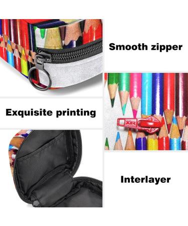 Buy Rainbow Zipper Menstruation Pad Bag - Stylish Feminine Hygiene Tote for Women & Girls | Durable Eco-Friendly & Convenient - Buy Online on GoSupps.com