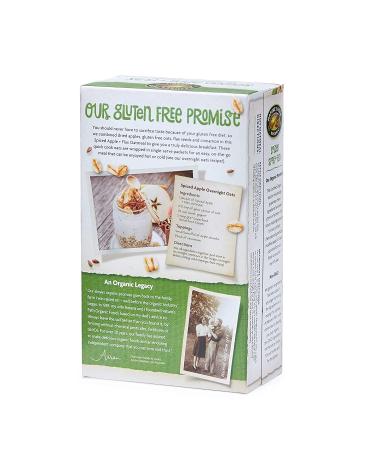 Nature's Path Organic Gluten Free Spiced Apple Oatmeal 48 Pack - Non-GMO, Heart Healthy Flax, 28g Whole Grains - Buy Online on GoSupps.com