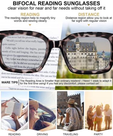 MARE AZZURO Women's UV Reader Sunglasses 0.5-4.0 Strength - Bifocal Sun Reading Glasses - A-brown Color - 2.5X - Buy Online on GoSupps.com
