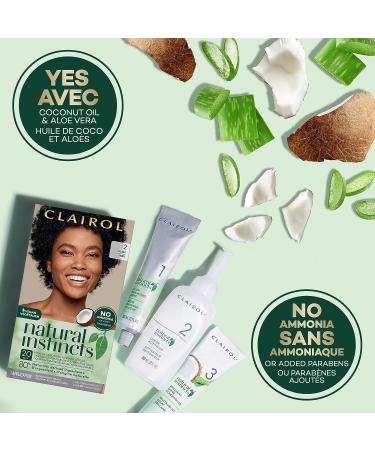 Clairol Natural Instincts 2RV Burgundy Black Hair Dye 5.85 Fl Oz - Demi-Permanent Hair Color - Buy Online on GoSupps.com