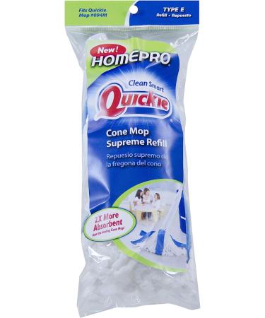 Quickie Microfiber Cone Mop Refill - Machine Washable & Reusable - Buy Online on GoSupps.com