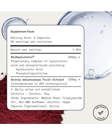 Synchro - Rejuve Joint Support Supplement Non-GMO Cartilage and Joint Support Joint Supplement with Hyaluronic Acid and Anthocyanins 60 Joint Health Supplement Capsules - Buy Online on GoSupps.com