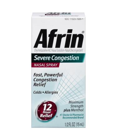 Afrin Severe Congestion Nasal Spray 0.5oz (15 ml)