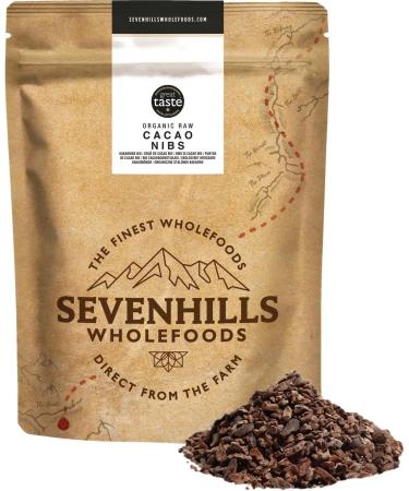 Sevenhills Wholefoods Organic Cacao Nibs Raw Peruvian 500g - Pack of 1 - Buy Online on GoSupps.com