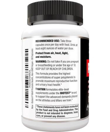 P-Well Prostate Health Supplement - Advanced NO Booster for Urinary Tract Support - 90 Capsules with Pomegranate, Cranberry, and Lycopene - Buy Online on GoSupps.com