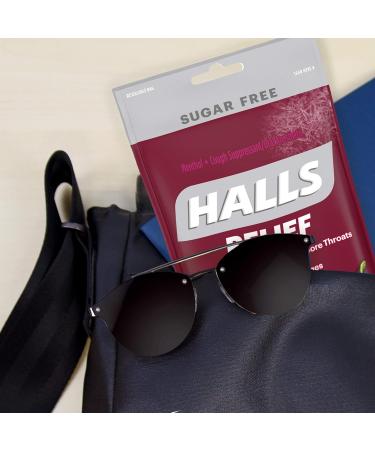 Halls Relief Sugar Free Cough Drops BLACK CHERRY 25 Count BLACK CHERRY 25 Count (Pack of 1) - Buy Online on GoSupps.com