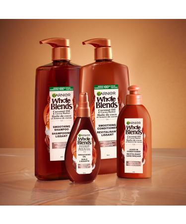 GARNIER Whole Blends Smoothing Conditioner for Frizzy Hair with Coconut Oil and Cacao Butter Extract Paraben-Free (786 mL) (Pack of 1) Conditioner 787 ml (Pack of 1) - Buy Online on GoSupps.com