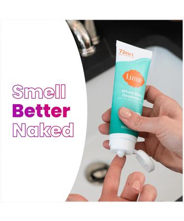 Lume Whole Body Deodorant - Invisible Cream Tube - 72 Hour Odor Control - Aluminum Free Baking Soda Free Skin Safe - 3.0 ounce (Minted Cucumber) Minted Cucumber 3 Ounce (Pack of 1) - Buy Online on GoSupps.com