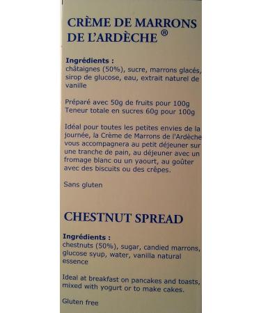 Cl ment Faugier - Ard che Chestnut Cream - Pack of 4 85g gourds - Buy Online on GoSupps.com