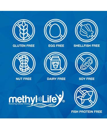 Methyl-Life Pure L-Methylfolate 15mg Plus - Professional Strength Folate & B12 Supplement - 30 Capsules - Buy Online on GoSupps.com