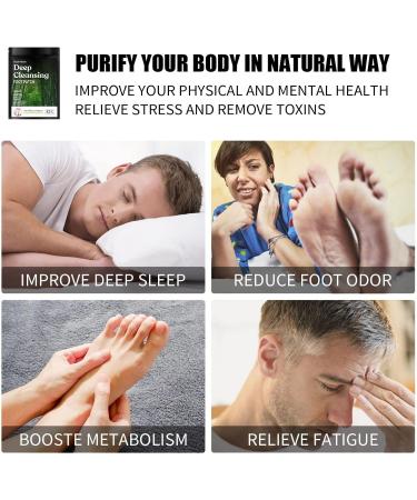 Buy 100% Natural Detox Foot Patches - 50 Piece Set for Stress Relief & Deep Sleep | Effective Detoxification & Toxin Removal - Buy Online on GoSupps.com