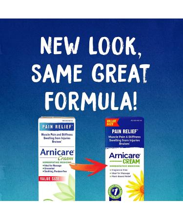 Boiron Arnicare Cream - Unscented Pain Relief, 4.2 oz (120 g) | Natural Muscle & Joint Support - Buy Online on GoSupps.com