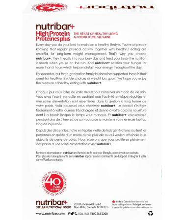 Nutribar+ Chocolate Temptation Flavoured Bars High protein Meal Replacement Bars 24 Vitamins & Minerals High Fibre 4-Count - Buy Online on GoSupps.com