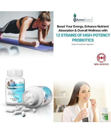 Ultra Best Probiotics Supplements 500 mg (30 Caps) - 30 Billion CFU Daily Probiotics Capsules for Gut Health & Digestive Health - Vegan Probiotics for Women & Men - Digestion Acidophilus Lactobacillus - Buy Online on GoSupps.com
