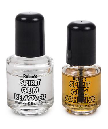 Forum Novelties Make Up - Spirit Gum & Remover .25 fl. oz & .5 fl. oz Multicolor