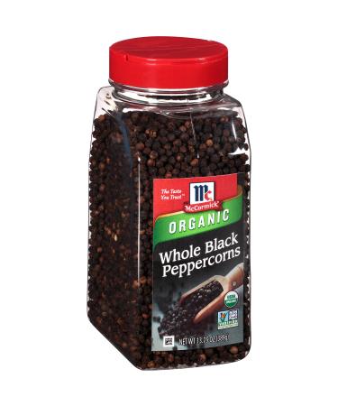 McCormick Organic Whole Black Peppercorns, 13.75 oz - Buy Online on GoSupps.com