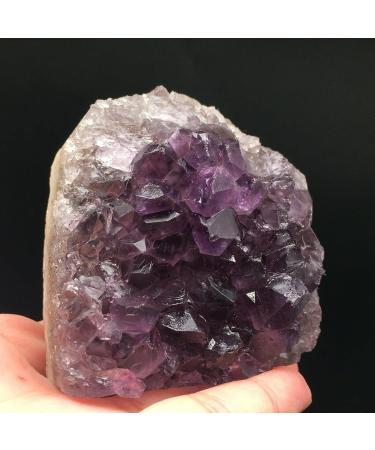 215g Natural Amethyst Quartz Specimen Raw Stones and Minerals Stone Mineral Specimen - Buy Online on GoSupps.com