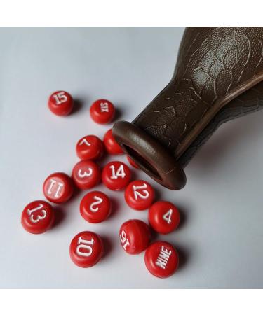 BALIKEN Billiard Pool Plastic Talley Shaker Bottle with Peas Balls - Brown - Buy Online on GoSupps.com