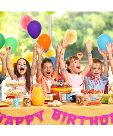 Whaline Mermaid Temporary Tattoos for Kids - Glitter Mermaid Waterproof Body Stickers - Ocean Theme Party Decoration - 8 Sheets - Buy Online on GoSupps.com