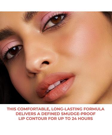 Lamel Gel Lip Liner N. 401 - Long-Lasting & Waterproof Pencil for Colorful & Textured Lips - Smudge-Proof Precision with Nourishing Ingredients - Peach Shade - Cruelty-Free - 1.7g - Buy Online on GoSupps.com