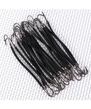 Frcolor Ponytail Hooks Hair Clips & Rubber Bands - Set of 20 Black | Hair Styling & Braid Accessories for International Shipping - Buy Online on GoSupps.com