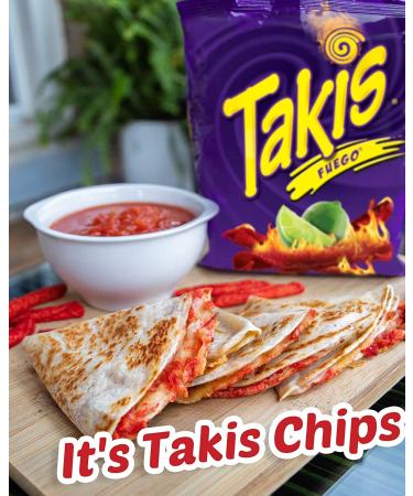 Takis Fuego Hot Chili Pepper & Lime Tortilla Chips 9.9 oz - Spicy and Tangy Flavor - 1 Pack - Buy Online on GoSupps.com