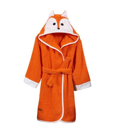Ely Parker children bathrobe for boys boys girls terry Turkish cotton towel with hood super soft absorbent comfortable thick 11-12 years of fox