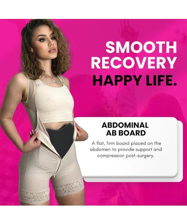 Lipo Foam Pads & Ab Board for Post-Surgery Recovery | Compression Garments for Liposuction & BBL | International Shipping Available - Buy Online on GoSupps.com