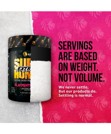 ALPHA LION Superhuman Extreme Pre-Workout Formula - Slaughtermelon Flavor | Maximum Energy, Focus, and Pump with Elevated Nitric Oxide for Intense Workouts - Buy Online on GoSupps.com