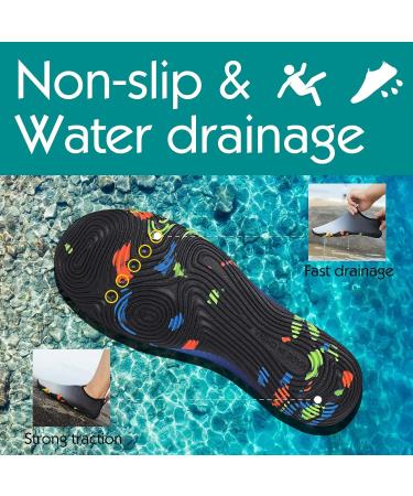 Baofular Fast Drying Aquasium Water Shoes for Men & Women | Summer Beach & Swimming Shoes | Size 35-46 | Blue - Buy Online on GoSupps.com