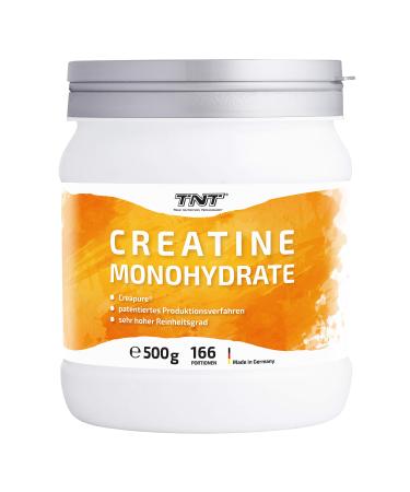 TNT Creatin Monohydrate (500g) Pure Creapure Vegan creatine powder Creatine monohydrates without additives powder 500 g (1 Pack) - Buy Online on GoSupps.com