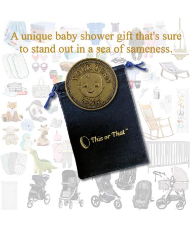 Diaper Changing Decision Making Coin for Expecting Parents | Fun Parenthood Celebration Gift - Buy Online on GoSupps.com