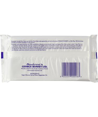 Romneys Kendal Mint Cake 125g - Buy Online on GoSupps.com