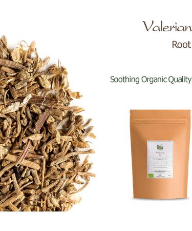 Organic Valerian Root Tea - Natural Calming & Relaxing Herbal Blend for Good Night's Rest - 100g (3.53 oz) - Buy Online on GoSupps.com