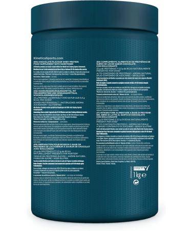 Kinetica Premium Grass Fed Whey Protein Powder - Chocolate 1kg | 33 Servings | Muscle Building & Recovery | BCAA Amino Acids - Buy Online on GoSupps.com