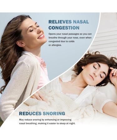 100 Counts Nasal Strips to Stop Snoring Anti Snoring Nasal strips Nose Strips for Breathing Improved Airflow Reduction Snoring Breathe Right Extra Strength Nasal Strips. - Buy Online on GoSupps.com