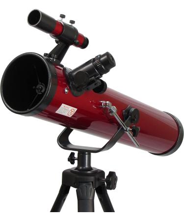 Carson Red Planet 35-78x76mm Newtonian Reflector Telescope (RP-100) - Red Telescope RP-100 - Buy Online on GoSupps.com