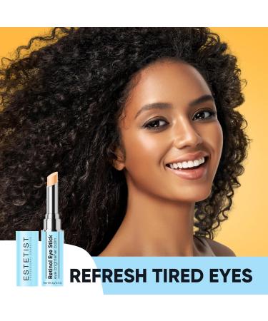 ESTETIST Retinol Eye Brightener Cream Stick - Dark Circle & Puffiness Relief | Vitamin C & E Hydrating Eye Balm for Anti-Aging - All Skin Types - Buy Online on GoSupps.com