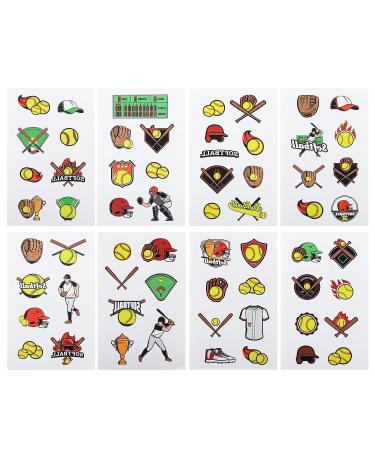 Softball Temporary Tattoos - 24 Sheets for Birthday Decorations & Party Favors - Buy Online on GoSupps.com