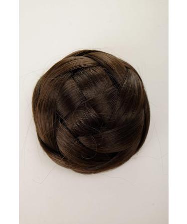 Buy Wig Me Up - Elaborately Braided Hair Knot Dutt Bridal Jewelry | Medium Brown Hair Needle (Q399D-6) - International Shipping Available - Buy Online on GoSupps.com