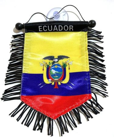Ecuadorian Pride Mini Car Flag - Perfect for Car or Home Decoration - Buy Online on GoSupps.com