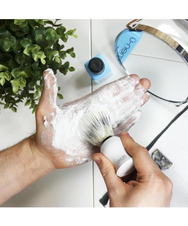men-u BARBIERE PURE BRISTLE Shaving Brush Set with Pure Bristles and 15ml SHAVE CREAM Tube - Buy Online on GoSupps.com