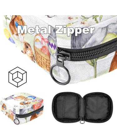 Women's Bunny Easter Tampon Bag | Zip Pocket Storage for Menstrual Products | Multi-functional Binding Bags - Buy Online on GoSupps.com